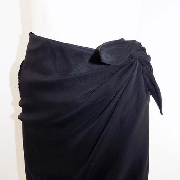 Pamela Dennis New York Couture Silk Beaded Skirt - Picture 3 of 7